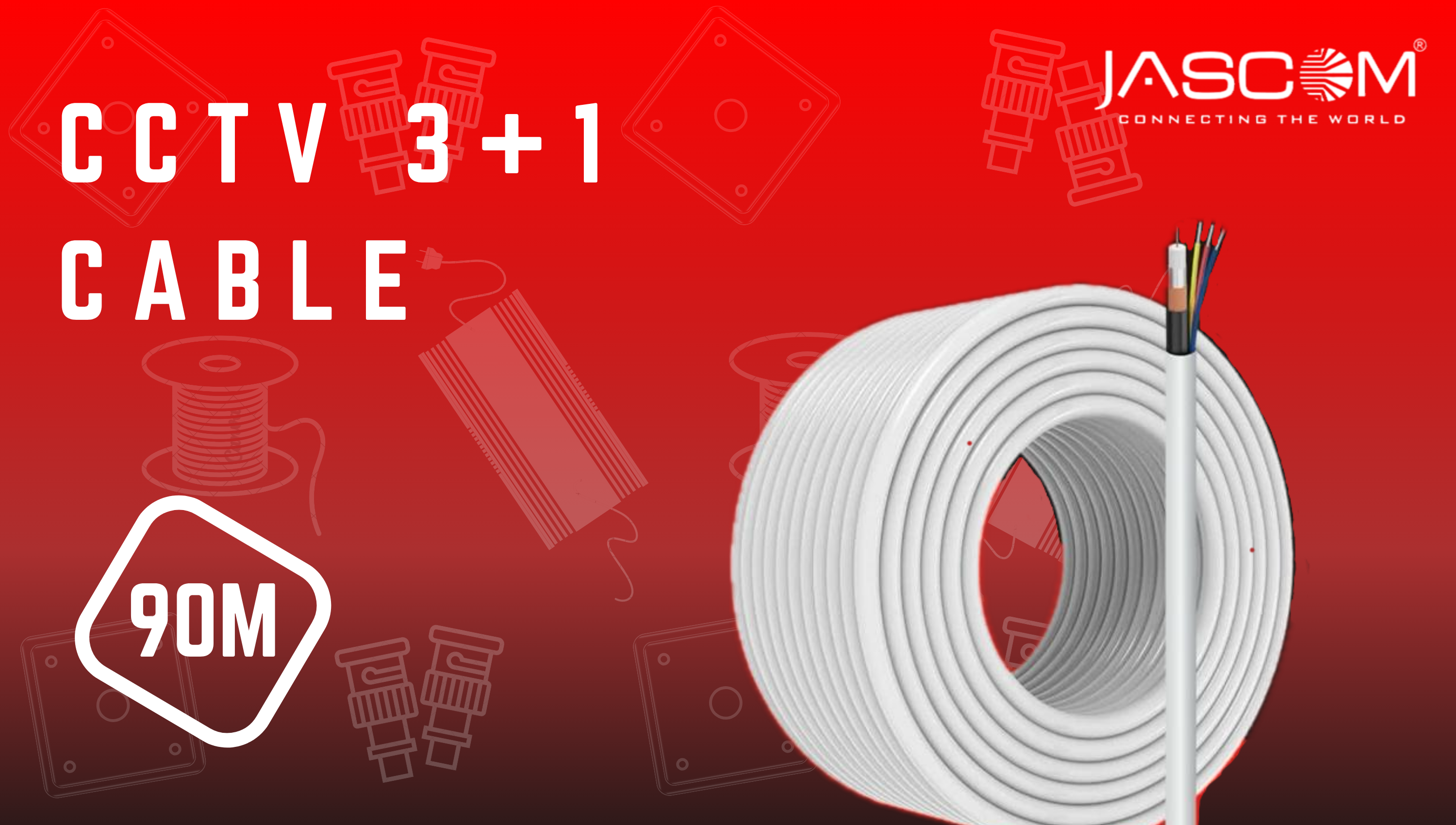 JASCOM CCTV 3+1 Cable